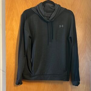 Under Armour Charcoal Gray Pullover Cowl Neck Sweatshirt